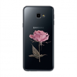 Силиконовый чехол Меланхоличная роза на Samsung Galaxy J4 Plus (Core)