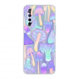 Силиконовый чехол Пастельные грибы на Realme 6