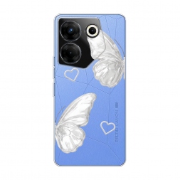 ����������� ����� white butterflies 2 �� Tecno Camon 20 Pro 5G