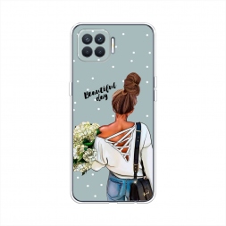 Силиконовый чехол Beautiful day на Oppo Reno 4 lite