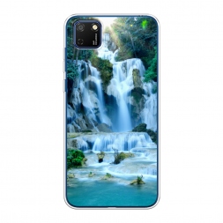 Силиконовый чехол Водопад 8 на Huawei Y5p