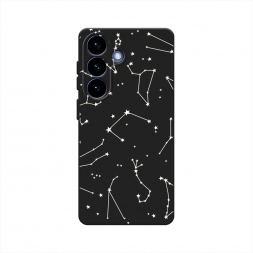 Матовый силиконовый чехол Созвездия на Samsung S26