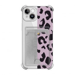 Карман Пурпурный леопард на iPhone 14