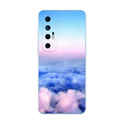 Силиконовый чехол Облака на Xiaomi Mi 10S
