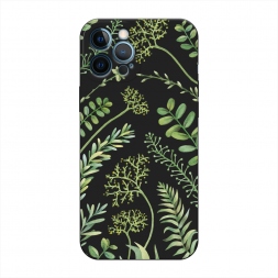 ������� ����������� ����� Green Leaves �� iPhone 12 Pro Max