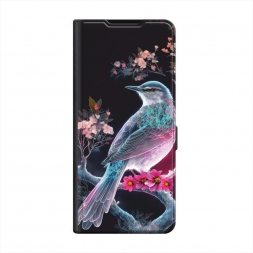 Птица на цветущем дереве на Tecno Camon 30 4G
