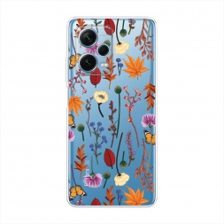 ����������� ����� Orange Purple flowers �� Redmi Note 12 Pro Plus