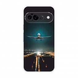 Силиконовый чехол Самолет в ночном небе на Google Pixel 11 Pro XL
