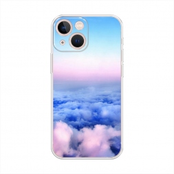 Силиконовый чехол Облака на iPhone 13 mini