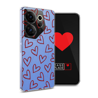 ����������� ����� Little hearts doodles 2 �� Tecno Camon 20 Premier