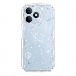 Волнистый чехол Планеты в космосе на Realme Note 80