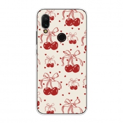 Силиконовый чехол Вишни с бантиком паттерн 1 на Xiaomi Redmi 7