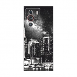 Силиконовый чехол Ночной Нью-Йорк на ZTE Nubia Z40 Pro