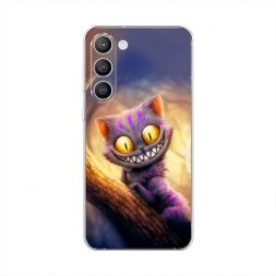 Силиконовый чехол Cheshire Cat на Samsung Galaxy S23 Plus 5G