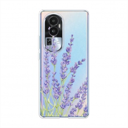 Силиконовый чехол Лавандовые стебли на Oppo Reno 10