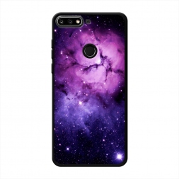 Матовый силиконовый чехол Космос 18 на Huawei Nova 2 Lite