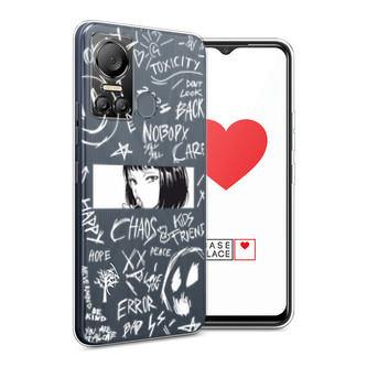 ����������� ����� Manga graffiti white �� Itel Vision 5
