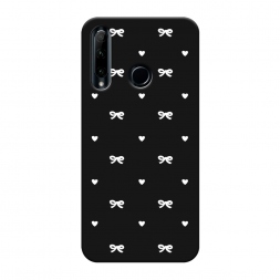 Матовый силиконовый чехол Простые бантики 1 на Honor 10i