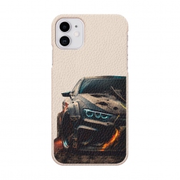 Кожаный бежевый На износ 2 на iPhone 11