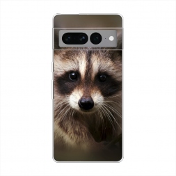 Силиконовый чехол Енот на Google Pixel 7 Pro