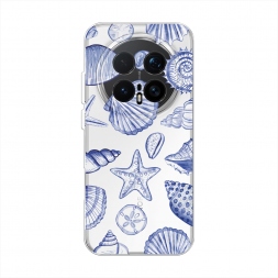 Силиконовый чехол Морской паттерн на Honor Magic 8 Pro