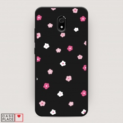 Матовый силиконовый чехол Весенние цветочки рисунок на Xiaomi Redmi 8A