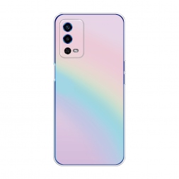 Силиконовый чехол Нежная радуга на Oppo A55 4G