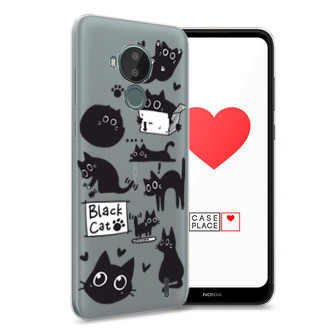 ����������� ����� Black cat doodles �� Nokia C30