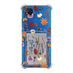 Orange Purple flowers на Xiaomi Redmi 9C