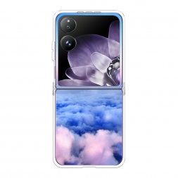Силиконовый чехол Облака на Xiaomi Mix Flip