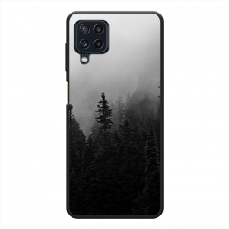Матовый силиконовый чехол Туманный лес на Samsung Galaxy M32