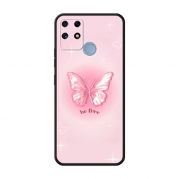 Матовый силиконовый чехол be free butterfly 1 на Realme C25