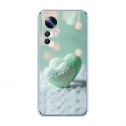 Силиконовый чехол Сахарные сердечки на Xiaomi 12T