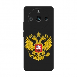 Матовый силиконовый чехол Государственный герб на Realme 11 Pro Plus