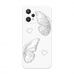 Soft touch ����� white butterflies 2 �� Realme 9 Pro