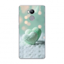 Силиконовый чехол Сахарные сердечки на Xiaomi Redmi 4 Pro