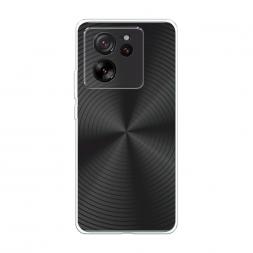 Силиконовый чехол Чёрный винил на Xiaomi 13T Pro