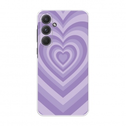 ����������� ����� Violet heart latte �� Samsung Galaxy A55 5G