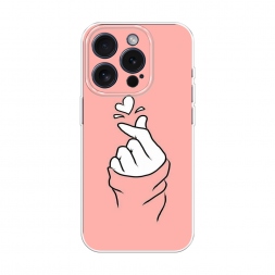 Силиконовый чехол Любовь-щелк на iPhone 15 Pro