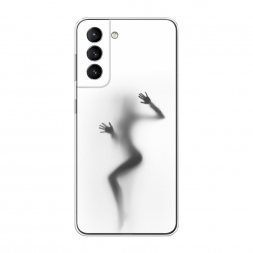 Силиконовый чехол Девушка в душе на Samsung Galaxy S21