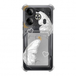 Карман white butterflies 2 на Tecno Pova 6 pro 5G