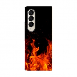 Силиконовый чехол Все в огне на Samsung Galaxy Z Fold 4